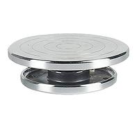 Nihcora Rueda de escultura de servicio pesado plato giratorio de cerámica soporte de herramientas de bricolaje giratorio plataforma de arte para la construcción de maquetas - 15 cm