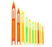 NIHENHAO 10 Piezas de Agujas para Reparar Redes de Pesca lanzaderas de plástico para reparación de Redes de Pesca