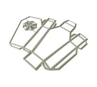 NIHENHAO Caja de Halloween Troqueles de Corte de Metal Plantilla Álbum de Recortes Sello Acero al Carbono