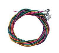 NIHENHAO Cuerdas de bajo eléctrico de 4 cuerdas, 0,44 mm a 1,00 mm, cabeza colorida, juegos de cuerdas de bajo eléctrico