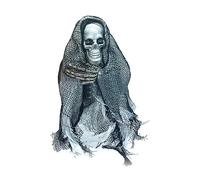 NIHENHAO Difusor de aire automático de moda, aromaterapia, decoración de calavera de Halloween, salida de aire de coche, ambientador de fragancia