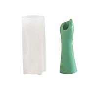NIHENHAO Forma de Mano Molde de Flor de Silicona Candelabro de hormigón Portavelas de Silicona Molde Maceta suculenta Molde de Arcilla de Cemento Silicona