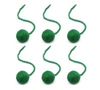 NIHENHAO Juguete de sisal natural para gatos, dientes molares, dentición, colorido, juguete para masticar, alivio de la presión