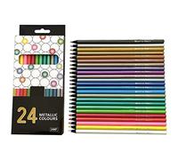 NIHENHAO Lápices de Colores Lápices de Dibujo Negros Preencogidos 24 Colores Surtidos Juego de Lápices de Dibujo de Madera Madera