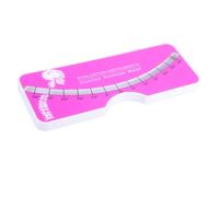 NIHENHAO Medidor de prueba de escoliosis, herramienta de medición de escoliosis 0-30°, diagnóstico de escoliosis de espalda y columna vertebral, color rosa