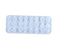NIHENHAO Pendientes Hechos a Mano Molde de Silicona Gotas para los oídos Colgantes Resina de Cristal UV Molde epoxi Artesanía Pendientes Molde de fundición