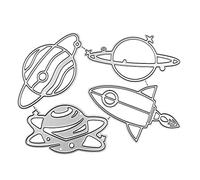 NIHENHAO Planeta Troqueles De Corte De Metal Plantilla Álbum De Recortes Sello Tarjeta De Papel Acero Al Carbono