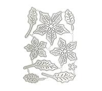 NIHENHAO Plantilla De Troqueles De Corte De Metal De Hojas De Árbol Plantilla De Tarjeta De Papel para Álbum De Recortes