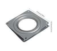 NIHENHAO Plato Giratorio con Placa de Soporte Cuadrada Bandeja para Servir Gadget para Mesa de Comedor en el hogar Aperitivos Platos Giratorios