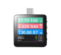 NIHENHAO Power Z Tipo KM003C Probador de Carga rápida Reparación de Placa Base Voltímetro y amperímetro Digital Voltímetro Detector de Banco de energía Metal