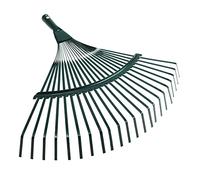 NIHENHAO Rastrillo de Ventilador de Acero Mejorado de 42 cm y 22 Dientes para reemplazo de Cabeza para césped de jardín Patio y Patios Hojas Musgo con Alto Contenido de Carbono S Acero