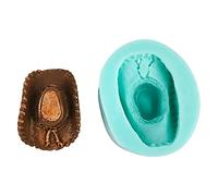 NIHENHAO Sombrero de Vaquero Molde de Silicona Hormiga Chocolate Caramelo Jalea Molde Bandeja para decoración de Pasteles