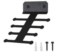 NIHENHAO Soporte de metal para bandas de resistencia, soporte de pared, organizador de equipos de gimnasio, estante de almacenamiento para gimnasio en casa