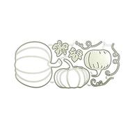 NIHENHAO Troquel de Corte de Metal de Calabaza de Halloween Troqueles de Acero al Carbono Plantilla de Plantilla Molde para álbumes de Recortes Decorativos Acero al Carbono