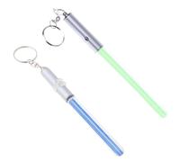 NIHENHAO Varita LED Stick Llavero Juguete Suministros Plástico Y Metal