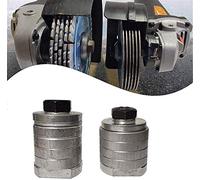 Nihexo Angle Grinder to Grooving Machine Adapter Converter Screw Drill Adapter, M10/ M14 Conversion Head, Up to 4 Saw Blades Can be Used at The Same Time (for Type 125-230 Angle Grinder Use) (M14)