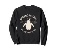 Nihilist Penguin Mountain Meme Significado de la Vida Sudadera