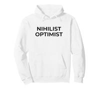 Nihilista Optimista Filosofía Humor Existencial Sudadera con Capucha