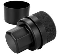 NiHome Acondicionador de madera, cera y aplicador de aceite (negro)