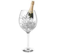 NiHome Artisan - Copa de vino gigante soplada a mano de 125 onzas para celebraciones y reuniones, 15 pulgadas de alto, boca de 4.5 pulgadas, diseño italiano de gran capacidad, elegante cristalería sin