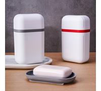 NiHome Paquete de 2 jabones de viaje