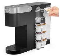 NiHome Soporte acrílico para cápsulas de café para cápsulas K-Cup, conveniente para máquinas de café, ahorro de espacio para encimeras pequeñas, capacidad para 10 cápsulas, fácil instalación, amplia