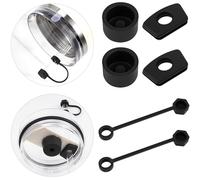 NiHome Tapón de silicona de grado alimenticio a prueba de derrames, paquete de 6, tapones de fugas grandes de fácil instalación, ajuste preciso, para vasos Stanley 2.0 de 40 onzas/30 onzas, kit