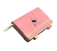NIHUIFA Cuaderno de piel de 360 páginas, marcapáginas de bolsillo, cuaderno portátil para escribir, tomar notas, bocetos, 3.9 x 5.5 pulgadas
