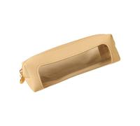 NIHUIFA Estuche transparente impermeable con cremallera, resistente al agua, de poliuretano, bolsa para lápices, bolsa de papelería para estudiantes y escuelas