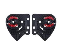 NIHUIFA - Juego de placas base de viseras para casco FF801 FF323 FF390 FF397 para motocicletas, piezas de reparación de cascos, viseras, placa base