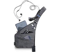 NIID-Fino Bolso Cruzado Bandolera para - Mochila antirrobo para Hombre y Mujer Multiusos Viaje Senderismo para Hombres