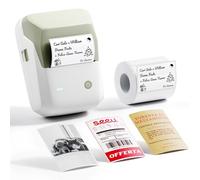 NIIMBOT B1 Pro Etiquetadora Bluetooth con Etiquetas, Impresora de Etiquetas HD 300DPI, impresión Bicolor Rojo y Negro, Compatible con iOS Android y PC, para Fotos, hogar, Oficina y Negocios (Verde)