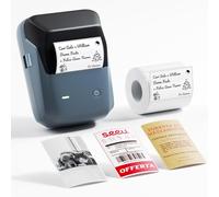 NIIMBOT B1 Pro Etiquetadora Bluetooth con Etiquetas, Impresora de Etiquetas HD 300DPI, impresión Bicolor Rojo y Negro, Compatible con iOS Android y PC, para Fotos, hogar, Oficina y Negocios (Azul)