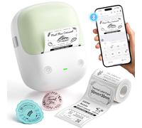 NIIMBOT B2 Etiquetadora,Impresora Etiquetas Autoadhesivas fácil de Usar para Oficina, hogar y Negocios,App versátil,Impresora termica,Admite impresión sin conexión-Verde