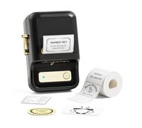 NIIMBOT B21 - Máquina etiquetadora con cinta adhesiva portátil de 2 pulgadas, etiquetadora térmica para tarro, etiqueta de dirección de precio para negocios, hogar, oficina, organización, color negro