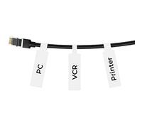NIIMBOT Cinta de etiquetas B1 B21 Cinta de etiquetado autoadhesiva de 25 x 78 mm, papel de etiquetas de cable NIIMBOT B21, 100 etiquetas/rollo, blanco