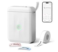 NIIMBOT D110 Mini etiquetadora con etiquetas, impresora de etiquetas Bluetooth, aplicación versátil con más de 60 caracteres y más de 1000 iconos, para organizar el hogar, la cocina, la escuela y la
