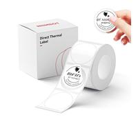 NIIMBOT - Etiqueta redonda para B1 B21 B3S, etiqueta autoadhesiva 40 x 40 mm, 180 unidades