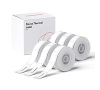 NIIMBOT Etiquetas autoadhesivas, 12 x 22 mm, 12 x 40 mm, 15 x 30 mm (2 rollos cada uno), cinta térmica compatible con impresora de etiquetas D110, D11 y D101, 6 rollos