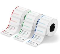 NIIMBOT Etiquetas de transferencia térmica para impresora de etiquetas M2 M3, largo tiempo de almacenamiento, color estable, para pequeñas empresas, cosméticos, etiquetado de vitaminas, 40 x 20 mm