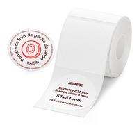 NIIMBOT Etiquetas para B21 Pro/B2 Pro/B1 Pro, etiquetas imprimibles en rojo y negro, 51 x 51 mm,145 cintas/rollo,etiquetas adhesivas, aplicables a etiquetas para etiquetas de tiendas/ropa-Girar