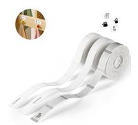 NIIMBOT Etiquetas para D110 D11 D101 H1S, etiquetas térmicas autoadhesivas 12 x 75 mm (blanco), 14 x 28 mm (transparente), 12 x 22 mm (blanco), paquete mixto de 3 rollos