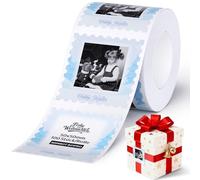 NIIMBOT Etiquetas para Navidad, papel fotográfico pegatinas para impresora de etiquetas B21Pro, Navidad, 50 x 50 mm, 145 etiquetas/rollo