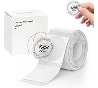 NIIMBOT - Etiquetas redondas para B1 B21 B3S, 31 x 31 mm, 210 unidades, transparente