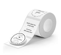 NIIMBOT Etiquetas redondas para impresoras de etiquetas B21/B1/B3S, calcomanías térmicas de 21 x 21 mm, 1 rollo con 300 etiquetas