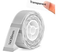 NIIMBOT Etiquetas térmicas adhesivas para etiquetadora NIIMBOT D110 D11 D101 H1S, 14 x 30 mm, 210 etiquetas, transparente