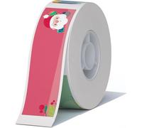 NIIMBOT Etiquetas térmicas adhesivas para etiquetadora NIIMBOT D110 D11 D101 H1S 14 x 50 mm, 130 etiquetas, Navidad