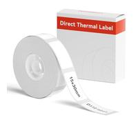 NIIMBOT Etiquetas térmicas para etiquetadora D11 D110 D101 H1S (15 * 30mm) papel autoadhesivo para impresora con autoadhesivo, 1 rollo de 210 unidades (blanco)