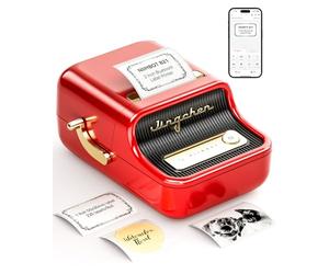 NIIMBOT Máquina para etiquetar con 1 Rollo de Cinta Libre B21S Vintage de 50mm de Ancho, Impresora térmica de Etiquetas de Negocios, Pistola de Precios, Escritor de Etiquetas de envío para