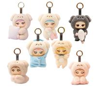 Niinoo Colección de Snoozy Me Blind Box Caja Mágica Llavero 7 Modelos 14 cm Muñeca Coleccionable - Figura de colección Premium